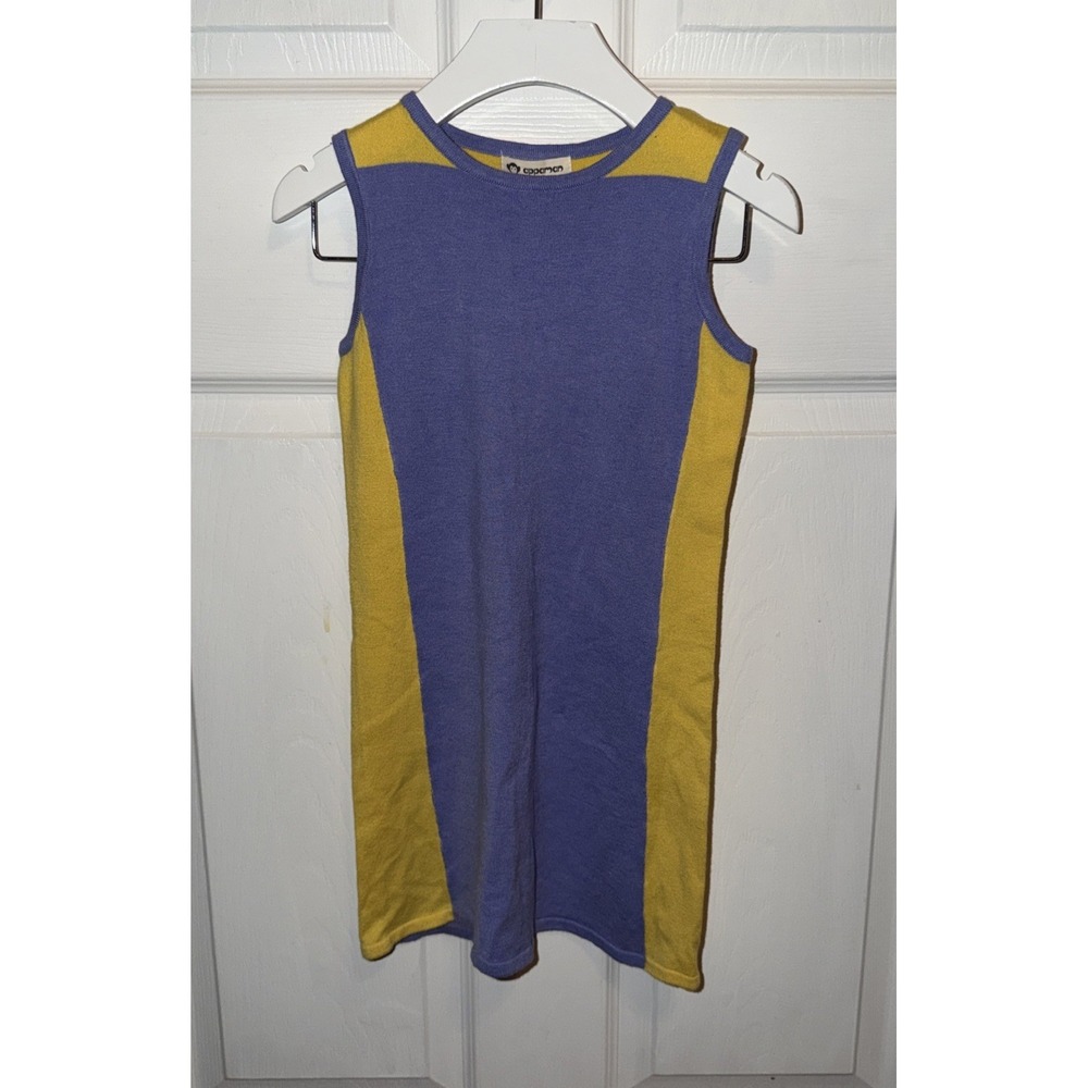 New Appaman Girls Colorblock Stella Dress Tank Purple Spring Easter‎ Size 4T